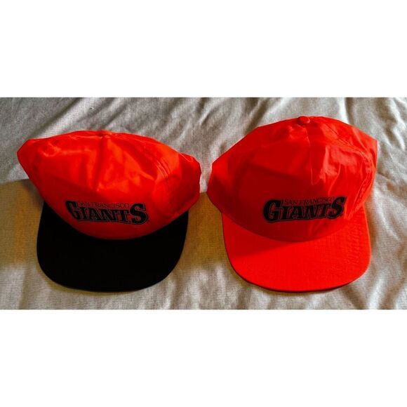SF Giants Lot Hat Francisco Vintage Nylon Hat Cap SnapBack - Picture 1 of 9